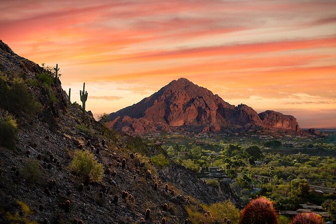 Phoenix Morning Hot Air Balloon Ride with Bubbly + Breakfast - Breakfast on Landing Site, Plus the Vincent’s on Camelback Connection