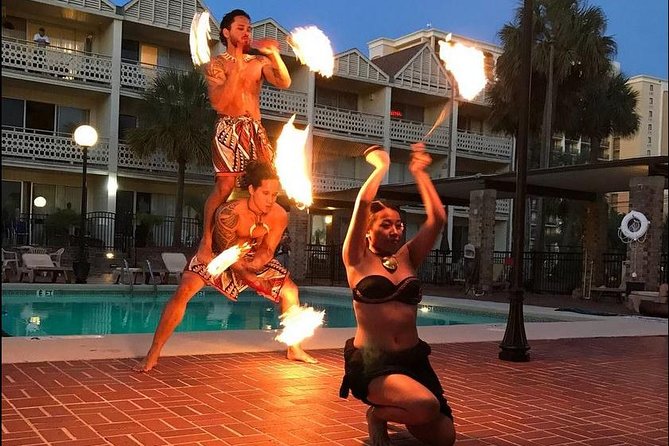 Polynesian Fire and Dinner Show Ticket in Daytona Beach - The Show Itself: Dancing, Drums, and the Fire Knife Team