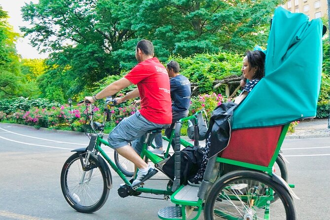 Private Central Park Pedicab Tour - Rumsey Field to Boathouse: movie spots and skyline breaks