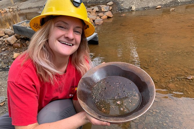 Real Gold Mine Tour with, gold panning and more - The 55-foot ore chute slide: short, fun, and very memorable