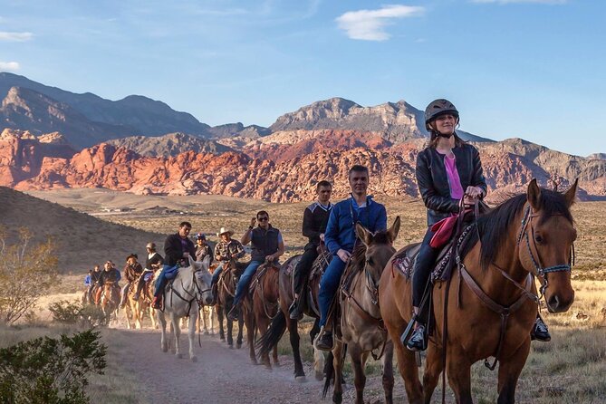 Red Rock Canyon Sunset Horseback Ride and Barbeque Dinner - The 90-Minute Ride: Calm Horses, Rocky Terrain, and First-Time Confidence