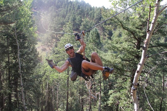Rocky Mountain 6-Zipline Adventure on CO Longest and Fastest! - Photos and HD video: getting proof without extra effort