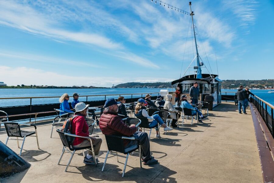 San Diego: Harbor Cruise - Entering the boat experience at Flagship, and where to park