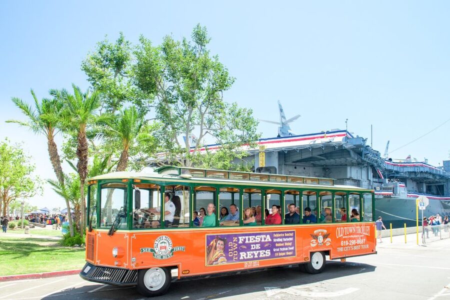 San Diego: Hop-on Hop-off Narrated Trolley Tour - Gaslamp Quarter and Petco Park area: Victoria style plus city momentum