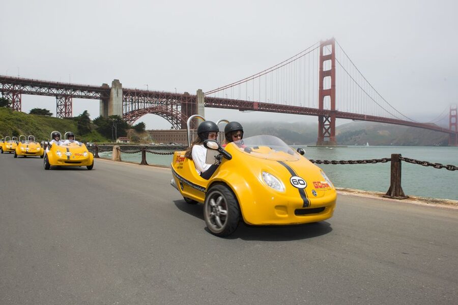 San Francisco: 3-Hour Early Bird GoCar Tour - The GPS system: turn-by-turn guidance, audio narration, and real-world quirks