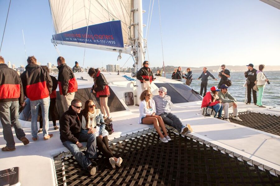 San Francisco Bay Sunset Cruise by Luxury Catamaran - Golden Gate Bridge views, the part everyone talks about