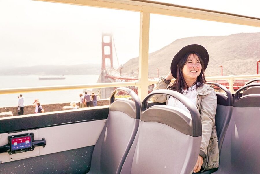 San Francisco: Hop-On Hop-Off Open-top Sightseeing Tour - Embarcadero Center, then Union Square: downtown with picture-friendly edges