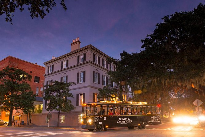 Savannah Ghosts & Gravestones Trolley Tour - How Scary Is It Really? PG-13 Mood, Not Horror Theater