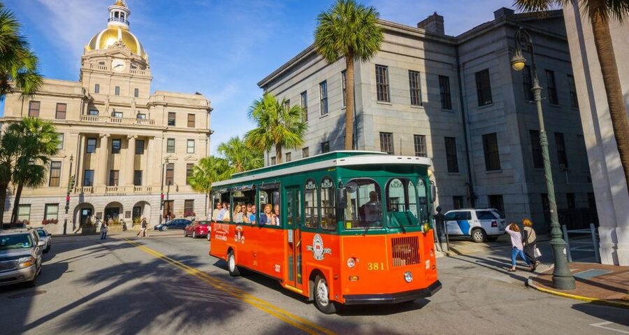 Savannah: Old Town Hop-On Hop-Off Trolley Tour - Route rhythm and practical logistics (stops, maps, and what not to bring)
