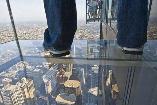 Skydeck - Willis Tower Admission - The Chicago Experience exhibits on the way up, not a filler stop