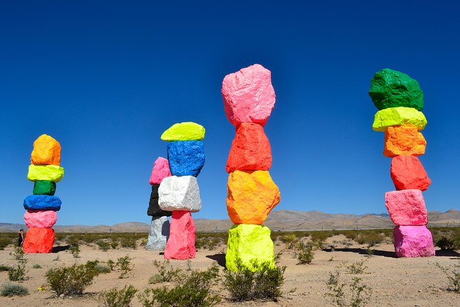 Small Group Grand Canyon, Hoover Dam, 7 Magic Mountains VIP Tour - Seven Magic Mountains: Guided Photo Help in the Heat (Plus Cool Contrast)