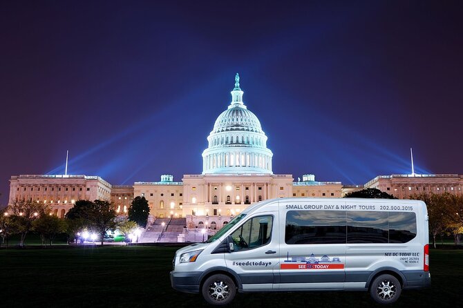 Small Group National Mall Night Tour with 10 Top Attractions - Washington DC monuments look better after dark, and you see them all in one loop