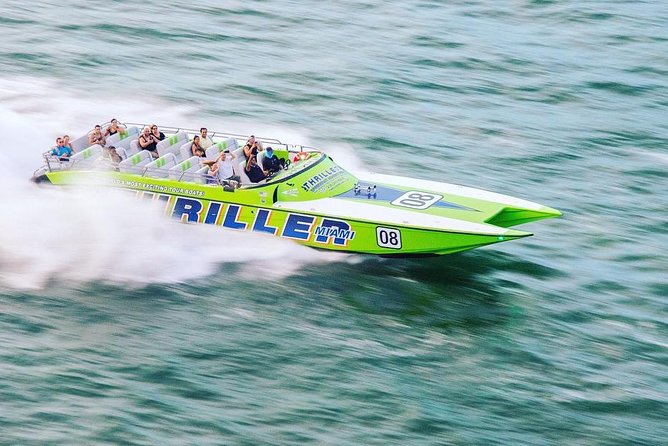 Speedboat Sightseeing Adventure of Miami - South Beach Art Deco from the water, fast views without the beach crowd