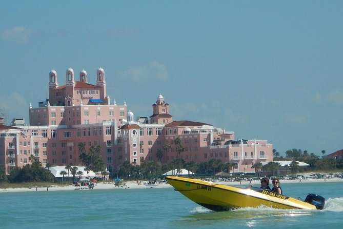 St Petersburg Speed Boat Adventure - Wildlife Refuges, Fort De Soto Park, and the Coastline Views