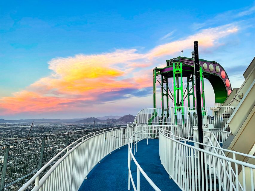 STRAT Tower Thrill Rides Admission - Big Shot!: 160 feet up at 45 mph, then back down