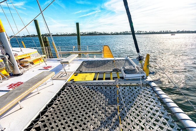 Sunset Dolphin Sail Aboard the Privateer Catamaran - The bar, the free drink, and the music that sets the mood