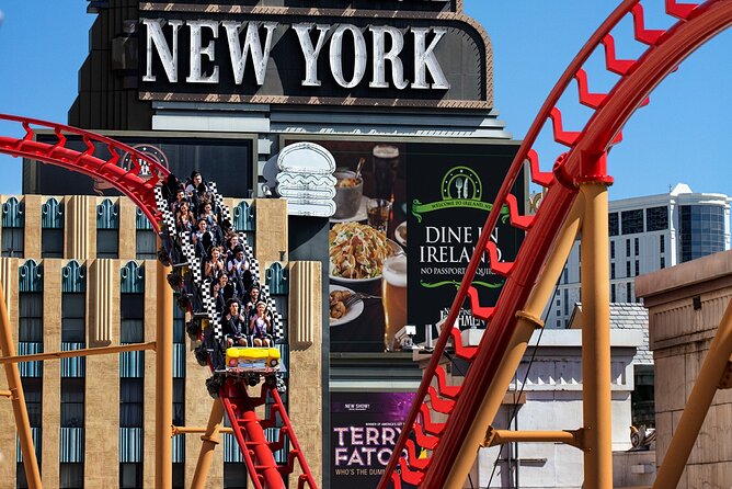 The Big Apple Coaster at New York New York Hotel and Casino - The ride itself: drops, twists, and how it feels on your body
