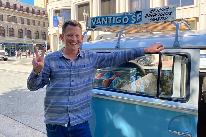 Vantigo - The Original San Francisco VW Bus Tour - Golden Gate Bridge stop plus nearby museums and gardens