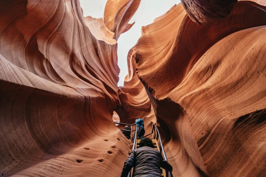 Vegas: Antelope Canyon & Horseshoe Bend Tour at Golden Hour - Glenn Canyon Dam Overlook: wide views after the tight canyon hours