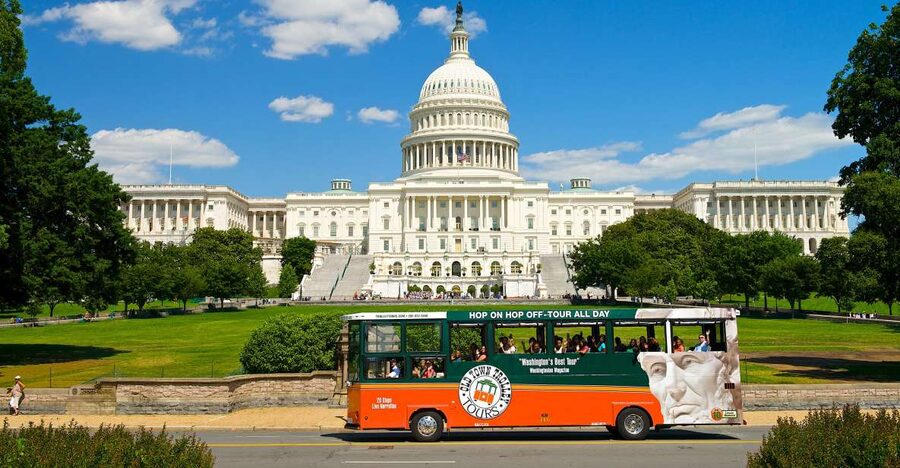 Washington, DC: Hop-On Hop-Off Old Town Trolley City Tour - Arlington National Cemetery tram upgrade: 45 minutes, 7 stops, and how to not get rushed
