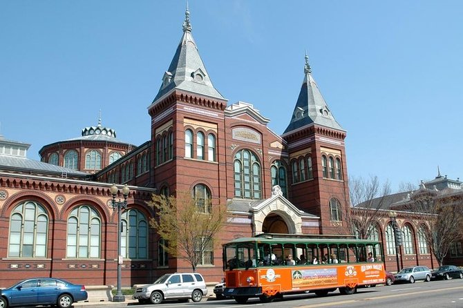Washington DC Hop-On Hop-off Trolley Tour with 15 Stops - Optional Arlington Cemetery Upgrade, and When Metro Might Win