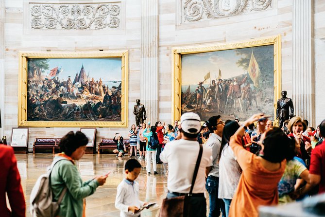Washington DC in One Day: Guided Sightseeing Tour - WWII Memorial, Jefferson Memorial, and FDR Memorial: short walks with big payoff