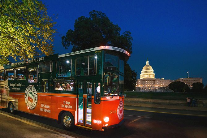 Washington DC Monuments by Moonlight Tour by Trolley - Tidal Basin Night Magic: MLK Jr. and FDR in One Stretch